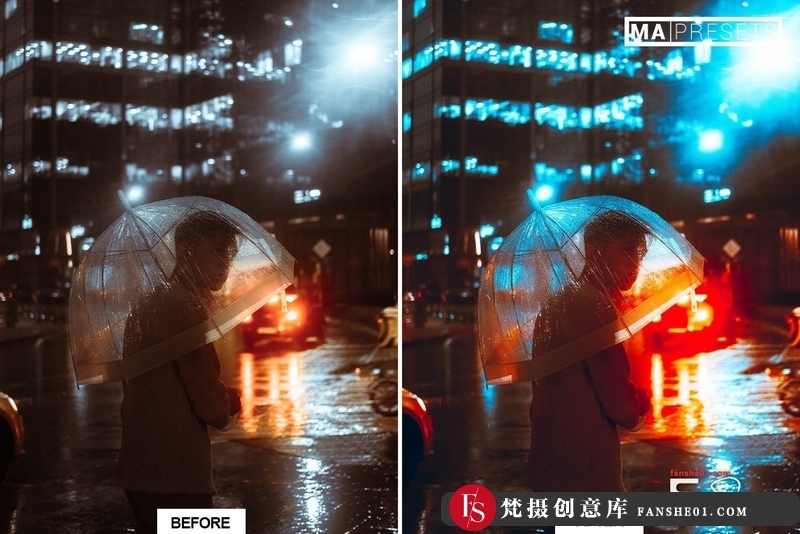 图片[11]-[风光LR预设]城市街道霓虹夜景风光人像Lightroom预设NEONNIGHTLightroomPresets-梵摄创意库