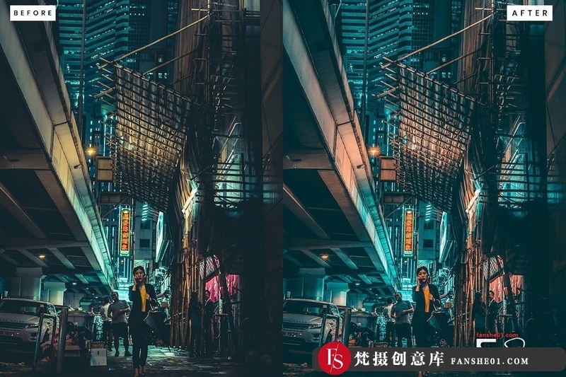 [风光LR预设]城市街拍夜景风光后期调色Lightroom预设15CityLightroomPresets