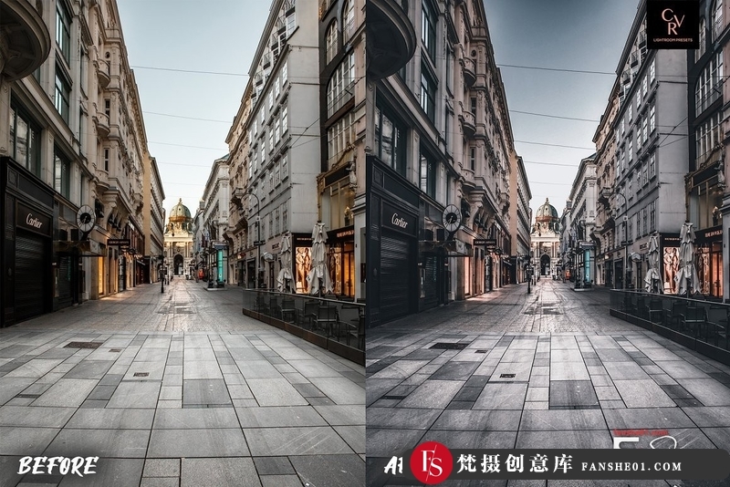 [风光LR预设]城市街头电影风光后期调色Lightroom预设CinematicLightroomPresets