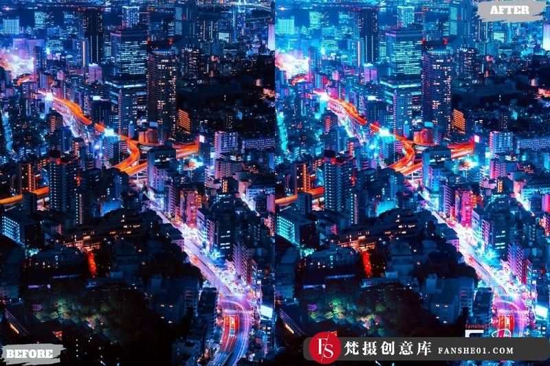 图片[3]-[风光LR预设]城市夜景风光摄影后期调色Lightroom预设NeonLightLightroomPresets-梵摄创意库