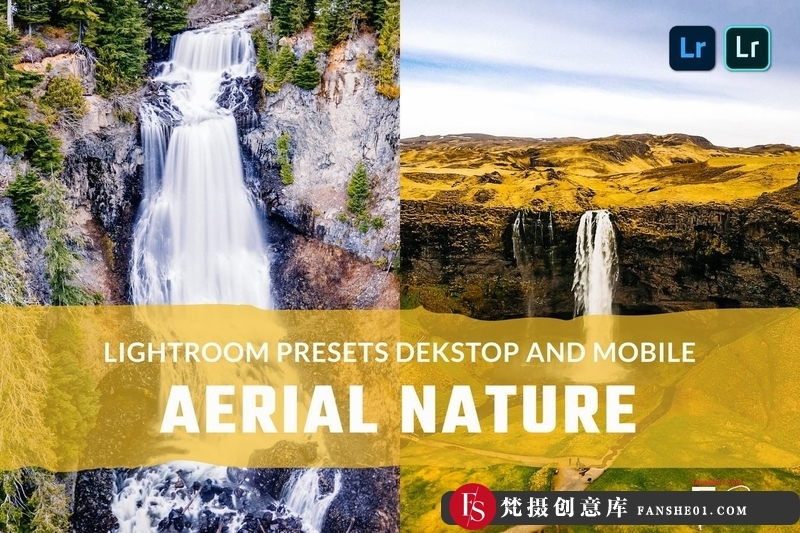 [风光LR预设]旅行航拍电影风光调色Lightroom预设AerialNatureLightroomPresets