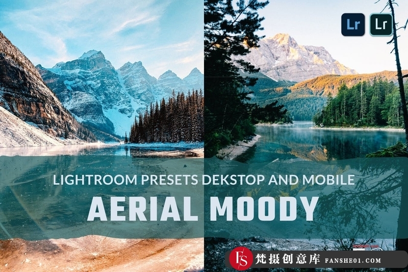 图片[1]-[风光LR预设]情绪电影风光摄影后期调色Lightroom预设AerialMoodyLightroomPresets-梵摄创意库