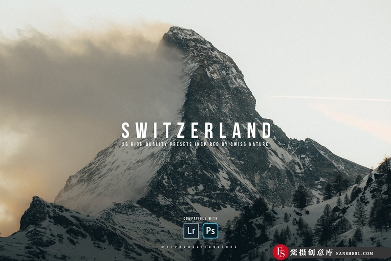 图片[2]-[风光LR预设]K1 PRODUCTION-瑞士旅拍电影风光大片LR预设SWITZERLAND INSPIRED PRESETS-梵摄创意库