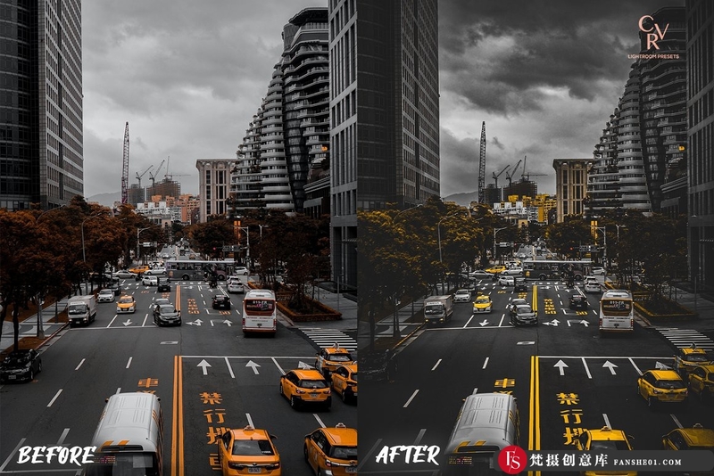 图片[5]-[风光LR预设]超酷黑黄色城市街拍Lightroom预设APP滤镜BlackYellowLightroomPresets-梵摄创意库