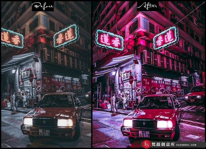 图片[2]-[风光LR预设]城市夜景赛博朋克风光人像Lightroom预设Cyberpunk-PhotoshopActionsLightroomPresets-梵摄创意库