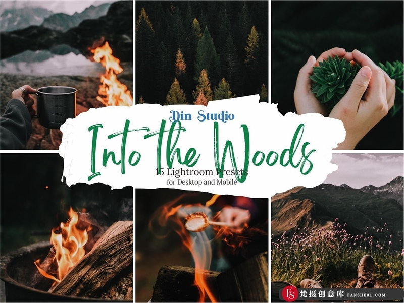 图片[1]-[风光LR预设]旅拍风光走进树林-胶片感色调LR预设  Into The Woods Lightroom Presets-梵摄创意库