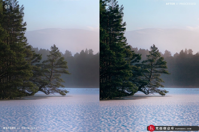 [风光LR预设]旅行风光电影胶片Lightroom预设与移动LR预设 Landscape Pro Lightroom Presets