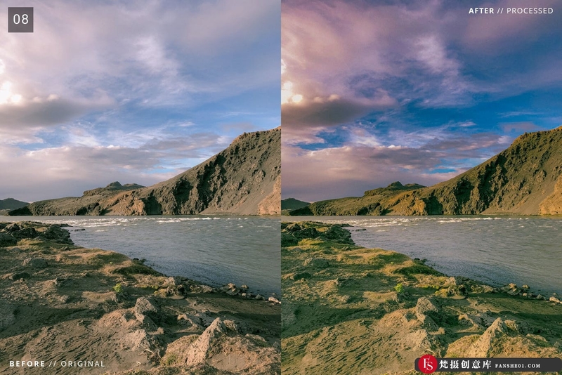 [风光LR预设]旅行风光电影胶片Lightroom预设与移动LR预设 Landscape Pro Lightroom Presets