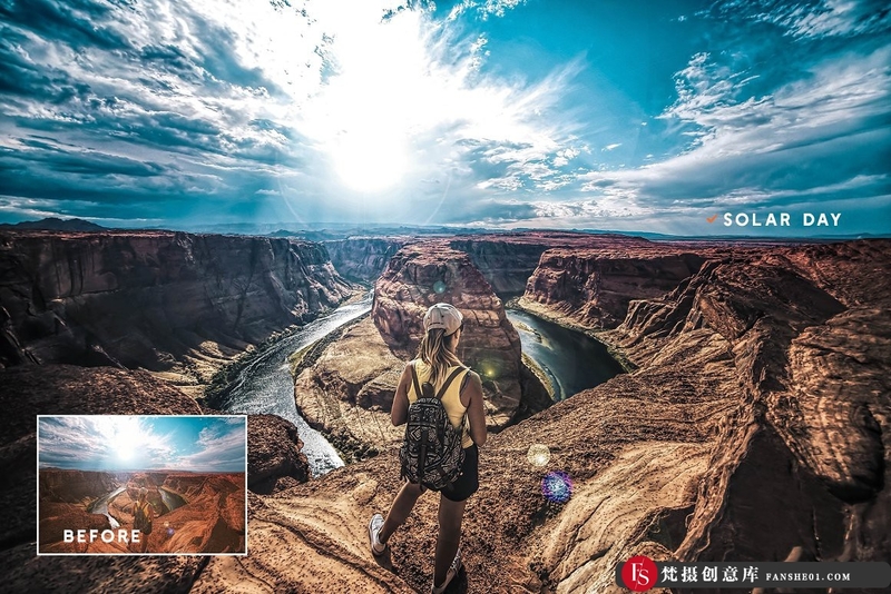 [风光LR预设]旅行风光色彩增强Lightroom预设与PS动作 Travel Blogger Presets & Action