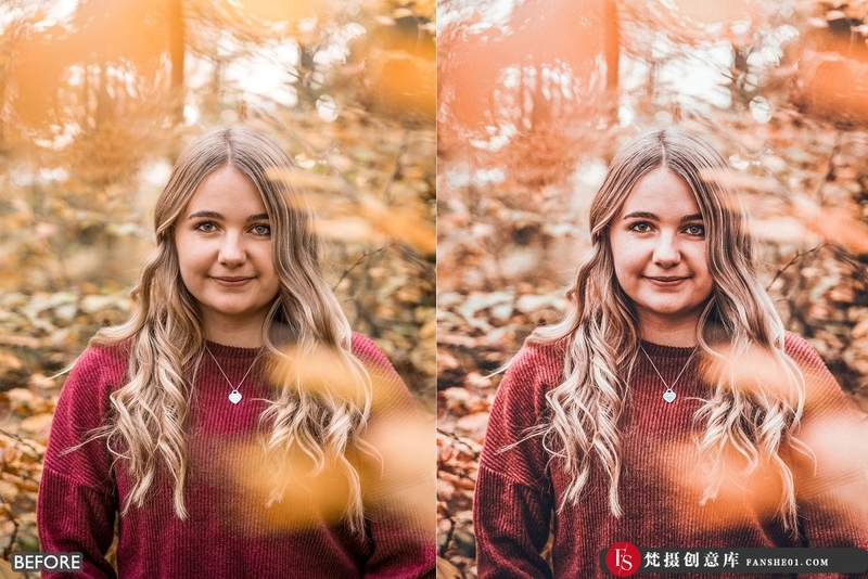 [风光LR预设]秋季电影色调人文风光Lightroom预设AutumnVibrantLightroomPresets