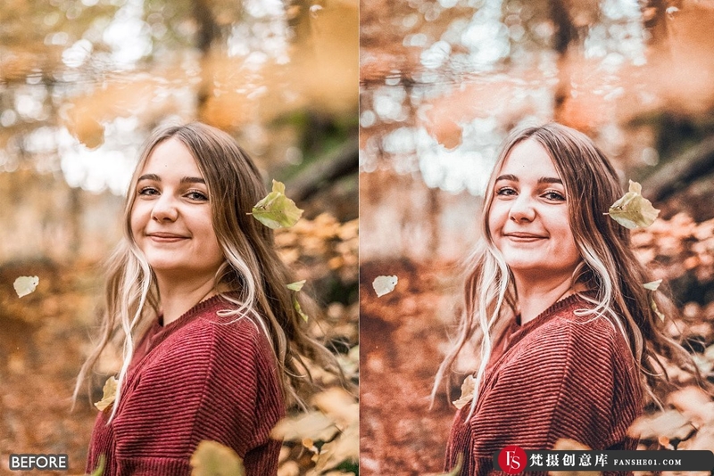 [风光LR预设]秋季电影色调人文风光Lightroom预设AutumnVibrantLightroomPresets