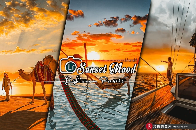 [风光LR预设]日落黄昏心情电影Lightroom预设SunsetMoodCinematicLightroomPresets-梵摄创意库