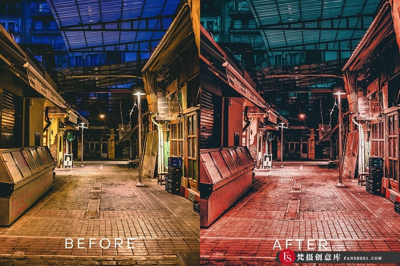 [风光LR预设]赛博朋克未来派城市街拍C1+LR预设 Cyberpunk Futuristic Lightroom 2