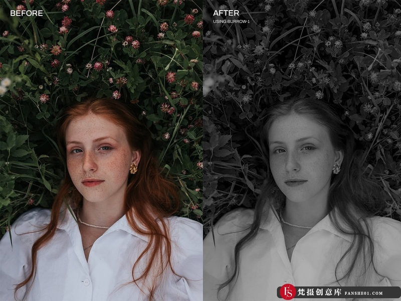 图片[7]-[黑白LR预设]经典黑白胶片人像后期调色Lightroom预设BurrowLightroom’sPresets-梵摄创意库