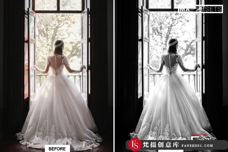 图片[2]-[婚礼LR预设]经典黑白婚礼人像lLightroom预设BlackWhiteWeddingLightrooPresets-梵摄创意库