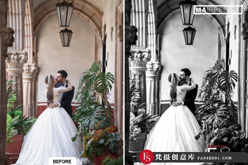 图片[4]-[婚礼LR预设]经典黑白婚礼人像lLightroom预设BlackWhiteWeddingLightrooPresets-梵摄创意库