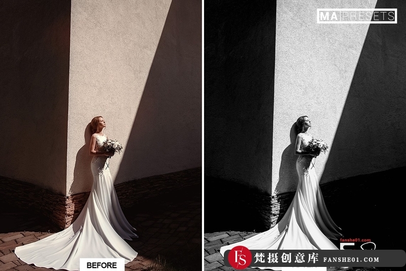 图片[8]-[婚礼LR预设]经典黑白婚礼人像lLightroom预设BlackWhiteWeddingLightrooPresets-梵摄创意库