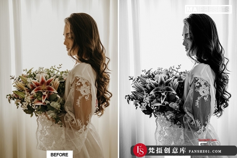 图片[10]-[婚礼LR预设]经典黑白婚礼人像lLightroom预设BlackWhiteWeddingLightrooPresets-梵摄创意库