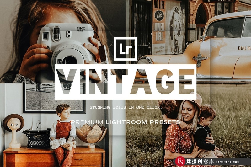 图片[1]-[胶片LR预设]复古胶片Lightroom预设与手机版lr预设 Vintage Lightroom Presets-梵摄创意库