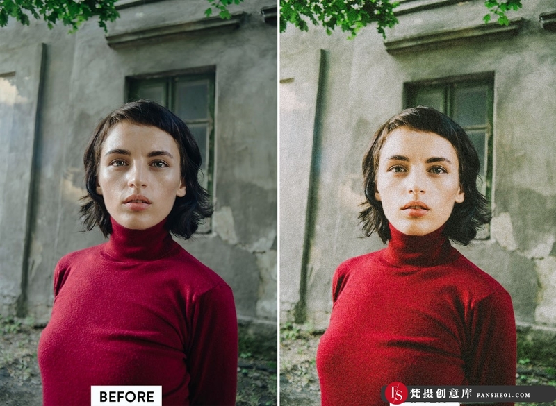 图片[3]-[胶片LR预设]柯达电影情绪人像胶片Lightroom预设AnalogRetroMoodKodakPortra400Presets-梵摄创意库