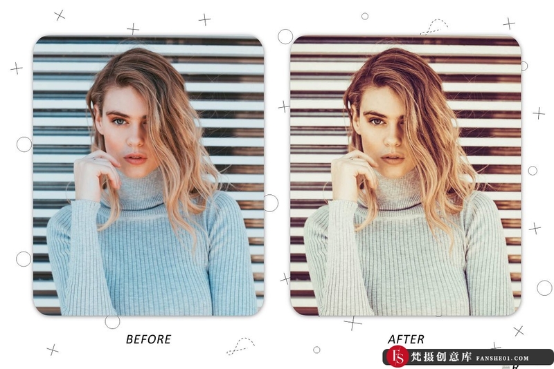 [胶片LR预设]可爱的复古胶片Lightroom预设CuteRetro–LightroomPresets