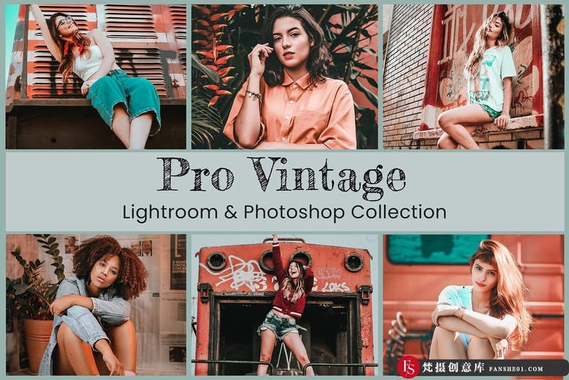 [胶片LR预设]老式胶片人像Lightroom预设及LUT预设 Vintage Lightroom Photoshop LUTs