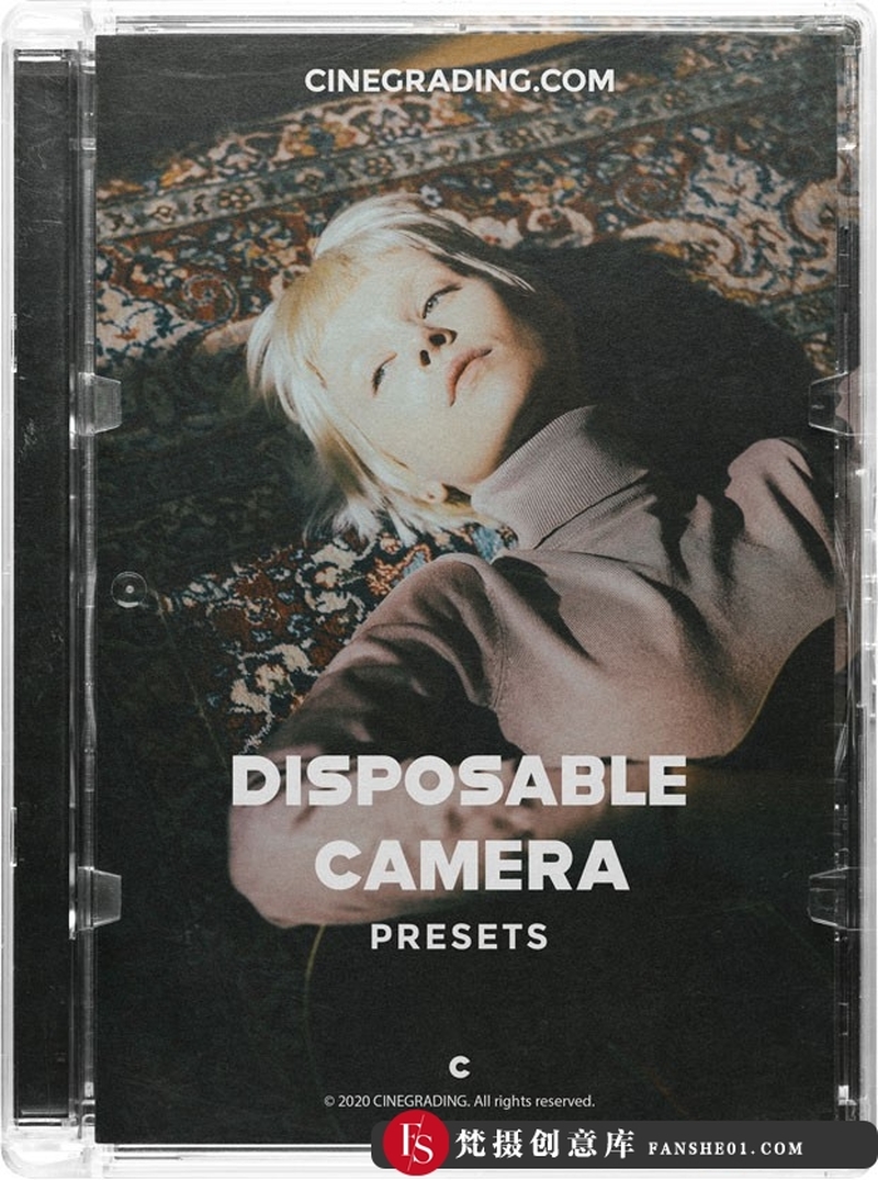[胶片LR预设]模拟一次性相机电影胶卷Lightroom预设 +Cine Disposable Camera Presets-梵摄创意库