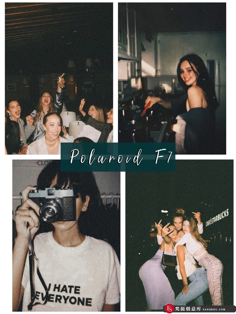 [胶片LR预设]喜怒无常复古电影胶片LR预设手机APP预设 POLAROID Moody Film Vintage Presets