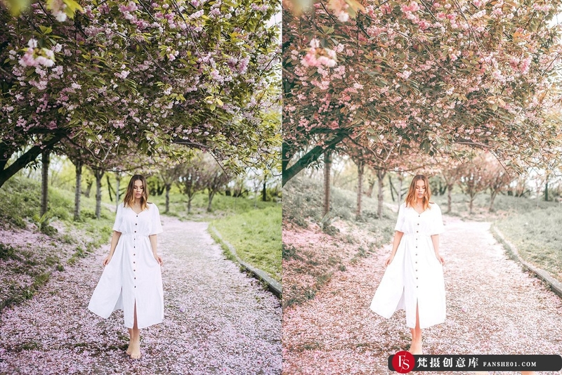 [旅拍LR预设]春暖花开春季旅拍风光人像LR预设+移动APP调色滤镜 4 Spring Lightroom Presets