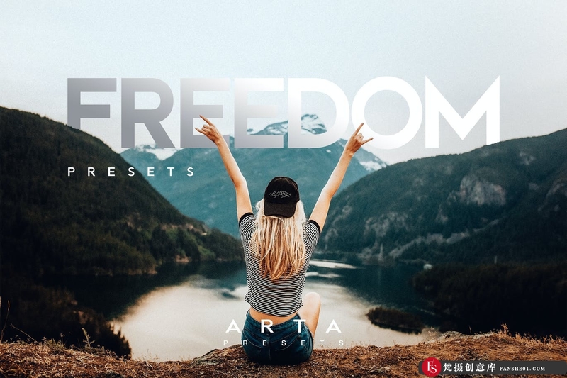 [旅拍LR预设]户外旅拍通透胶片负片色彩Lightroom预设 ArtaPresets freedom presets-梵摄创意库