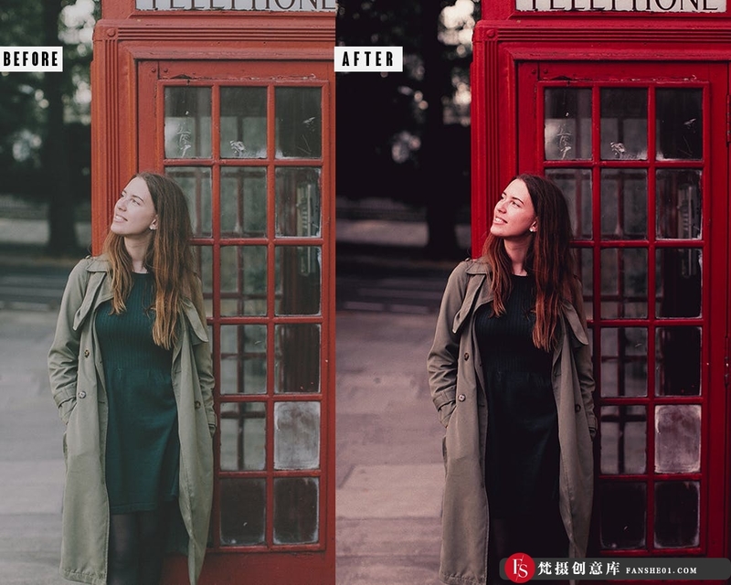 [旅拍LR预设]伦敦城市旅拍人文英伦风格Lightroom预设LondonPhotoshopAction&LightromPresets