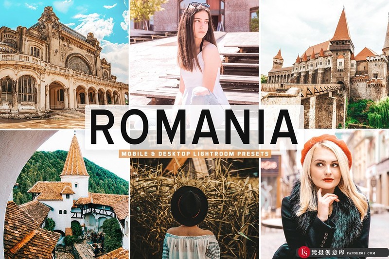 [旅拍LR预设]罗马尼亚人文旅拍PS-梵摄创意库