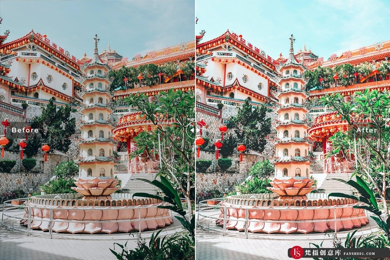 [旅拍LR预设]马来西亚旅拍人文风光Lightroom预设与移动LR预设 Malaysia Lightroom Presets