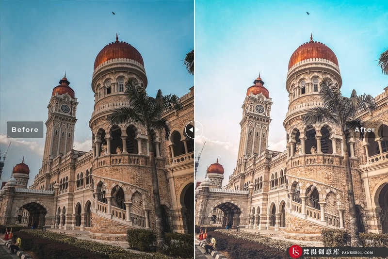 [旅拍LR预设]马来西亚旅拍人文风光Lightroom预设与移动LR预设 Malaysia Lightroom Presets