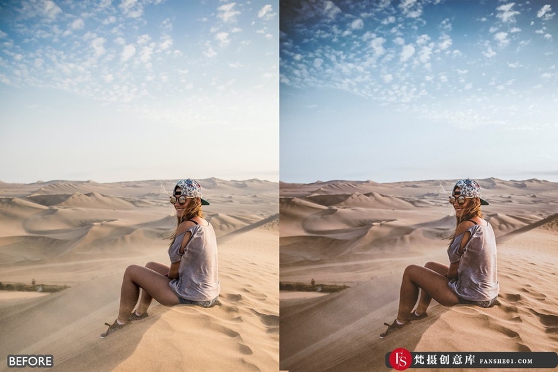 [旅拍LR预设]撒哈拉沙漠人文旅拍Lightroom预设与APP滤镜 Sahara Desert Lightroom Presets