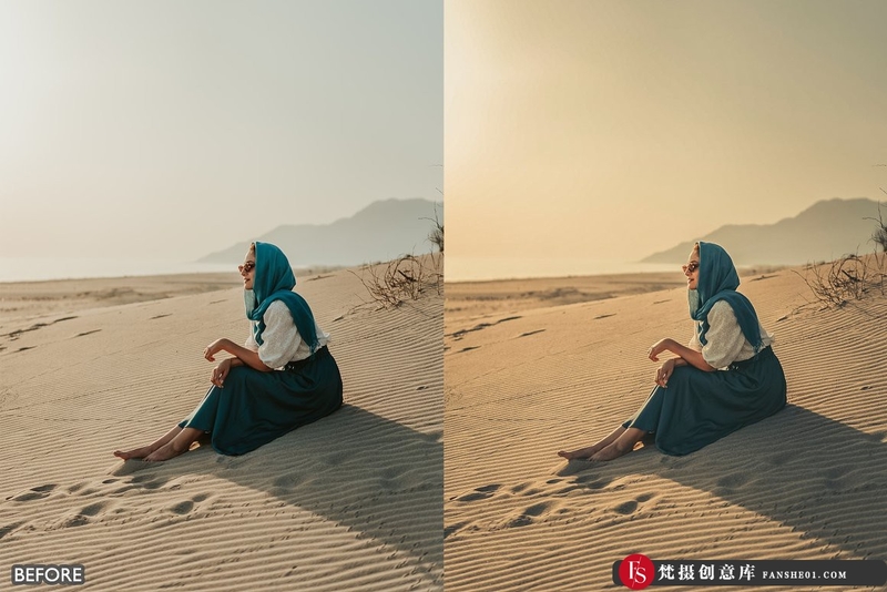 [旅拍LR预设]撒哈拉沙漠人文旅拍Lightroom预设与APP滤镜 Sahara Desert Lightroom Presets