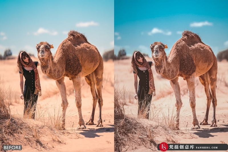 [旅拍LR预设]撒哈拉沙漠人文旅拍Lightroom预设与APP滤镜 Sahara Desert Lightroom Presets