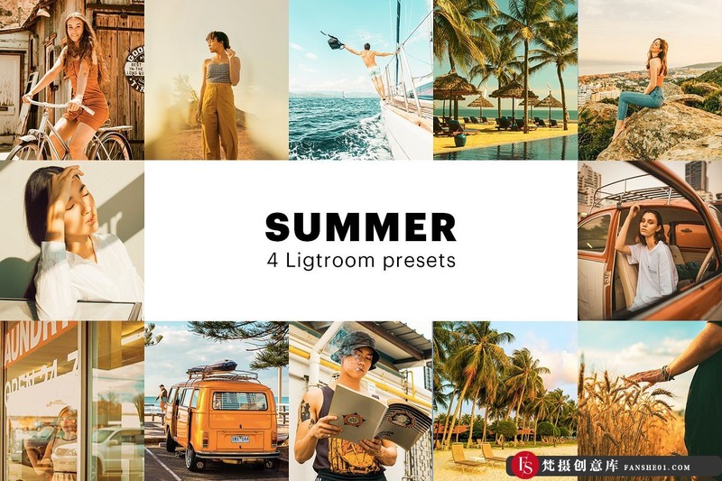 图片[1]-[旅拍LR预设]夏季旅行人像后期调色Lightroom预设LightroomPresetsSummerTravels-梵摄创意库