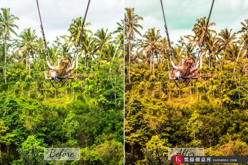 [旅拍LR预设]现代感海滩摄影时尚人像写真胶片Lightroom预设与CameraRaw(ACR)预设