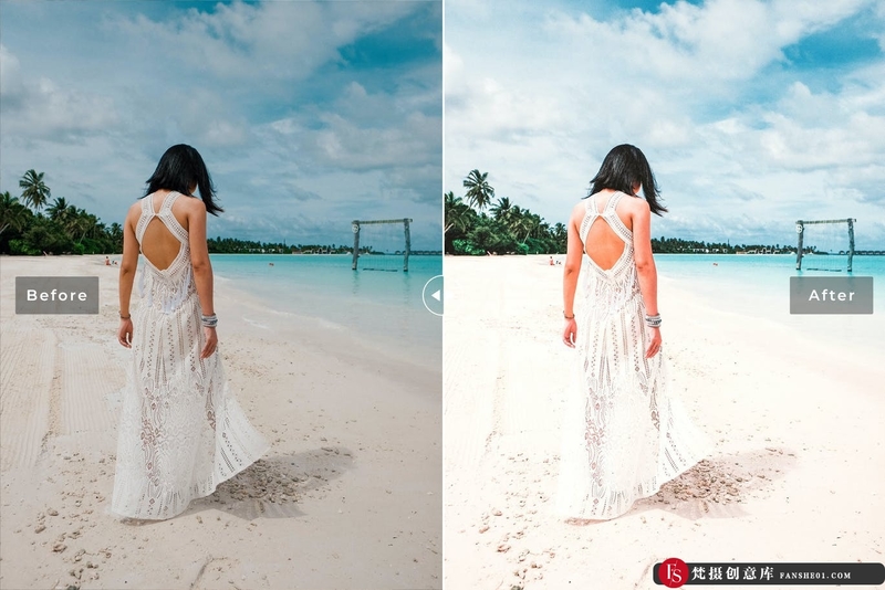 [旅拍LR预设]棕榈滩岛旅拍风光人像Lightroom预设与移动LR预设 Palm Beach Lightroom Presets