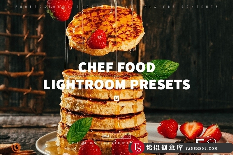 图片[1]-[美食LR预设]清新胶片美食调色LR预设CHEFFOOD-Mobile&DesktopLightroomPresets-梵摄创意库