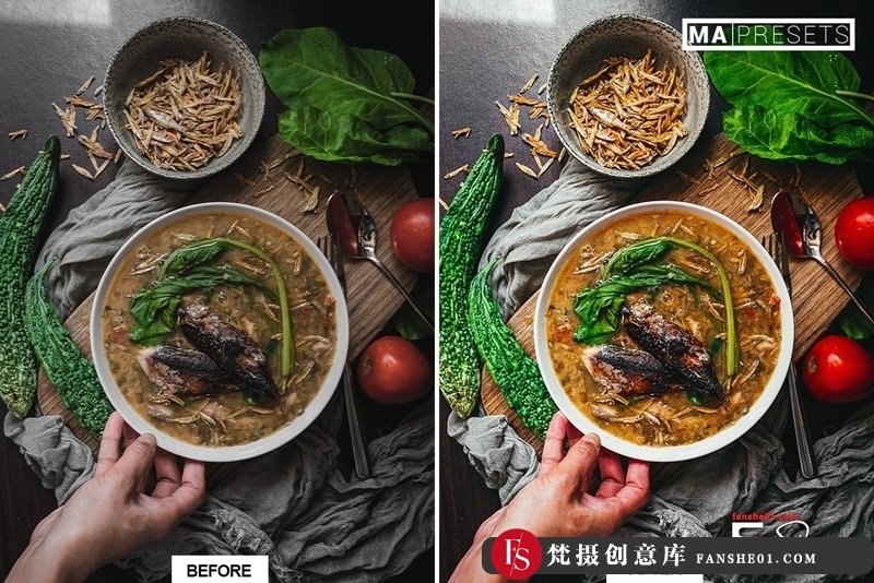 图片[8]-[美食LR预设]清新胶片美食调色LR预设CHEFFOOD-Mobile&DesktopLightroomPresets-梵摄创意库