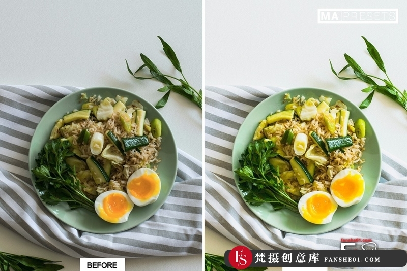 图片[2]-[美食LR预设]清新通透美食LR预设BRIGHTFOOD–Mobile&DesktopLightroomPresets-梵摄创意库