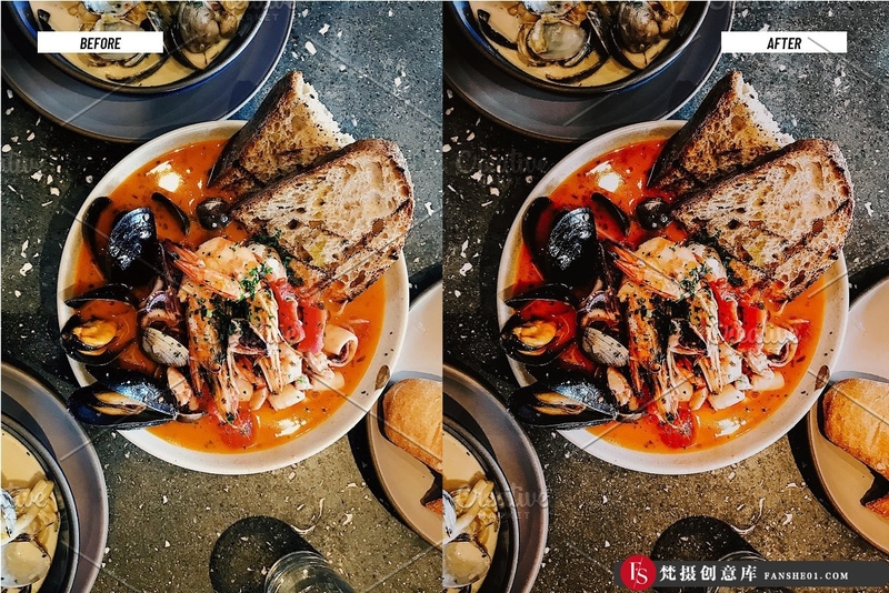 图片[5]-[美食LR预设]INS美食博主后期调色Lightroom预设LightroompresetsforFoodbloggers-梵摄创意库