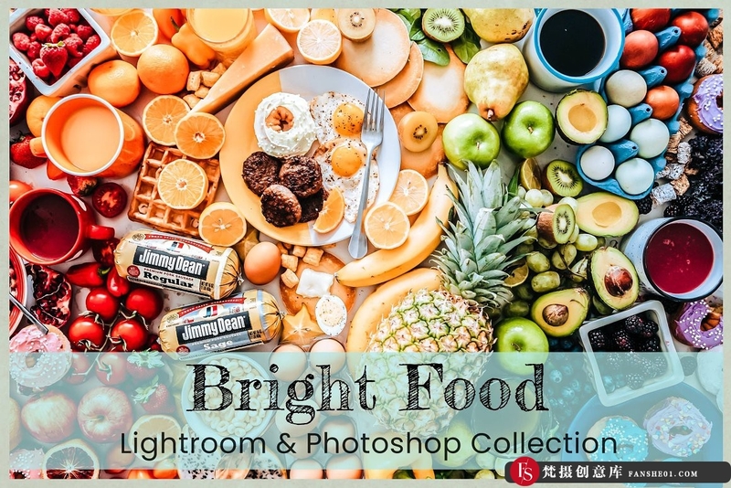 图片[2]-[美食LR预设]明亮通透美食摄影Lightroom预设与移动LR预设 Bright Food Photo Edit Collection-梵摄创意库