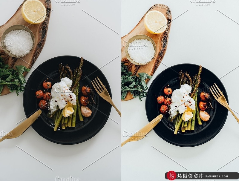 [美食LR预设]清新美食食品食物摄影胶片Lightroom预设APP预设 Lightroom Presets, Food Blogger