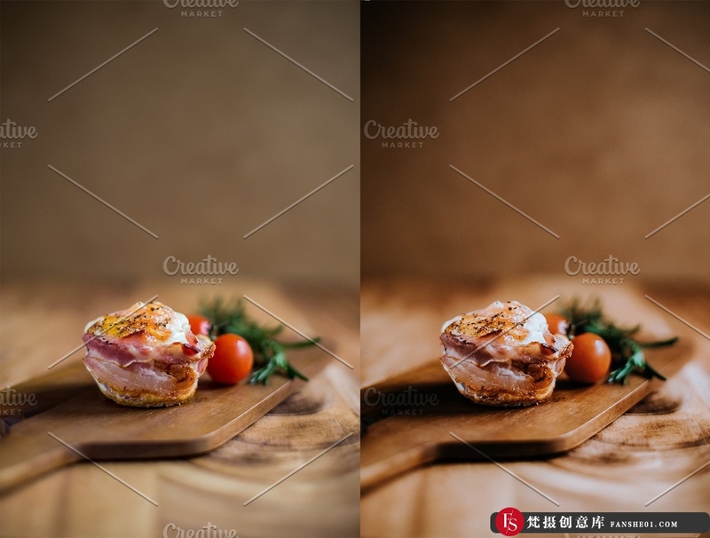 [美食LR预设]清新美食食品食物摄影胶片Lightroom预设APP预设 Lightroom Presets, Food Blogger