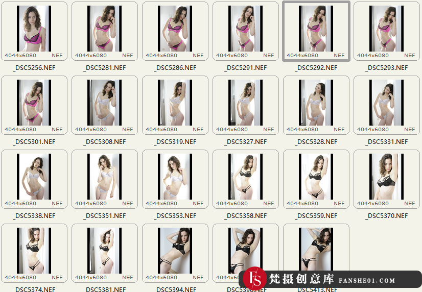 图片[2]-23张国外美女模特内衣私房写真RAW原片图片尼康NEF格式-梵摄创意库