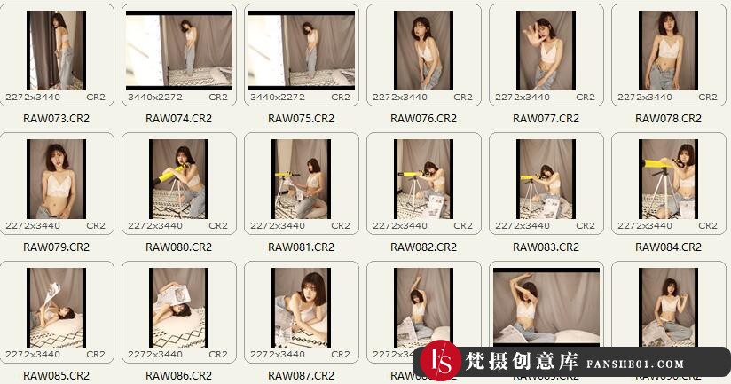 图片[5]-少女私房写真摄影RAW源片90张修图素材打包下载(佳能CR2)-梵摄创意库