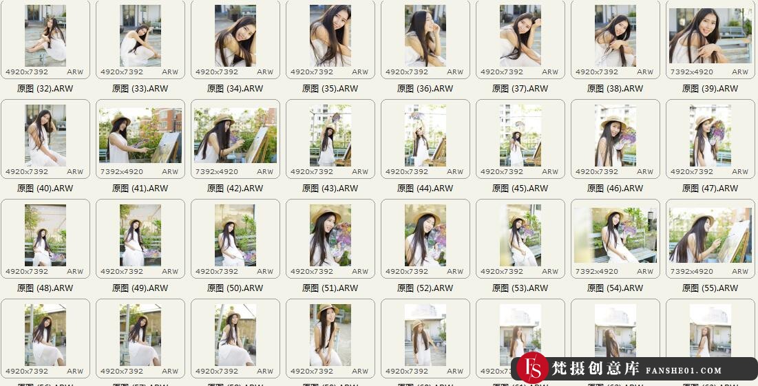 图片[7]-外拍画画美女RAW原片66P-梵摄创意库